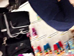 Nice MILF upskirt and downblouse
