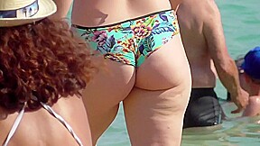 Nice ass on the beach
