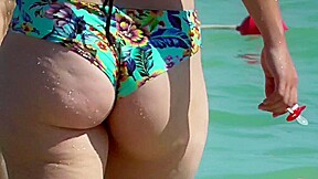Nice ass on the beach