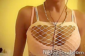 Nikky Blond - Sexy Pornstar Takes Cum On Her Face