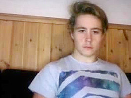 Norway, Cute Boy With Round Big Ass On Doggy On Cam