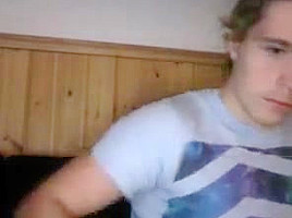 Norway, Cute Boy With Round Big Ass On Doggy On Cam