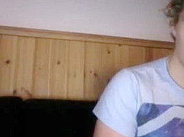 Norway, Cute Boy With Round Big Ass On Doggy On Cam