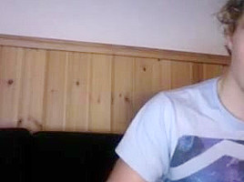 Norway, Cute Boy With Round Big Ass On Doggy On Cam