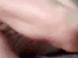 Nubile Oriental minx rubbing pussy before orgasm