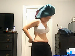 Nude Nurse Puts On Scrubs After A Shower Saggy Tits Bush