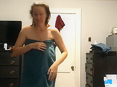 Nude Nurse Puts On Scrubs After A Shower Saggy Tits Bush