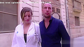 Nurse getting her dose of DICK after leaving the hospital