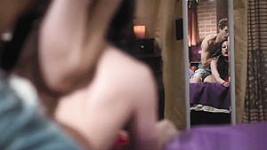 Obsessed Michael slobbers and fucks Whitney's tight cunt