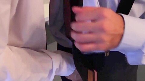 Office hunk pounding tight ass before jerking