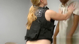 Officer Green pretends to be a slut in order to catch black criminal