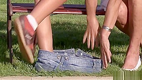 Old Step mom toying teen 18+ gf