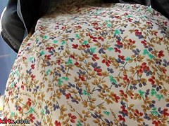 Oops upskirt action with sexy pantyhose and panties
