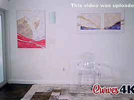 Pale teen 18+ Enjoys A Monster Bang In Doggy Style