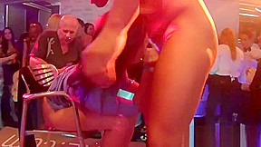 Party teens 18+ stroking cock