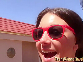 Patriotic teens 18+ Banged