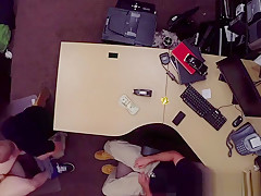 Pawning straighty cocksucked before anal