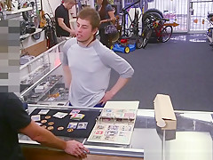 Pawning straighty cocksucked before anal