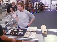 Pawning straighty cocksucked before anal