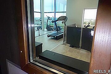 Perfect Ass Spanish Dancer Gets Fucked Hard In The Gym And At The Hotel By A Producer