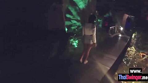 Perfect Night Walk And Amazing Handjob By A Petite Asian teen 18+ Girlfriend