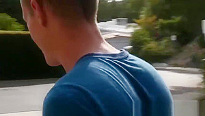 Pervy teen 18+ babysitter rides dick