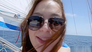 Petite teen 18+ sailors fucked by the captain on a boat