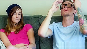 Petite teen 18+ sucking dick