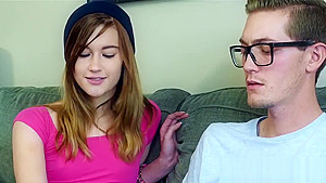 Petite teen 18+ sucking dick