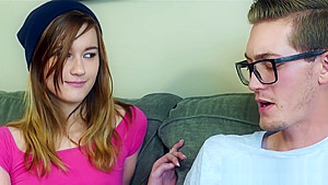 Petite teen 18+ sucking dick