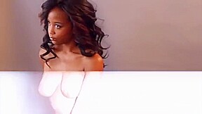 Photographer and her girlfriend seduce a hot black model