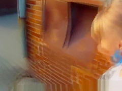 Pickedup eurobabe POV fucked on the balcony