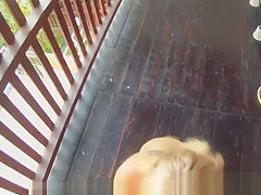 Pickedup eurobabe POV fucked on the balcony