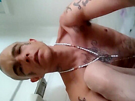Playing in tub