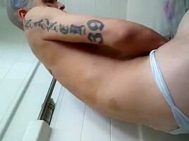 Playing in tub
