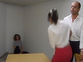 Policeman Searches With His Hand In Her Vagina
