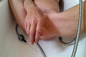 Post Op Anal Dildo, Masturbation, Bathroom - Lizzy Yum