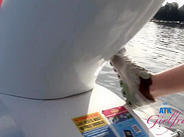 Pov And Behind-the- Production Hanging Out With Smoking And Hanging Out No Panties - Violet Viper