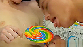Preston Andrews helps Austin Tyler with his birthday gift