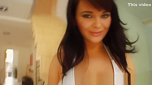 Prime Cups Busty lust object gets hooters hosed sticky white
