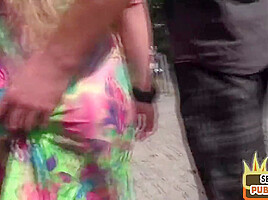 Public Amateur German Babe Fucked Outdoor After Casting