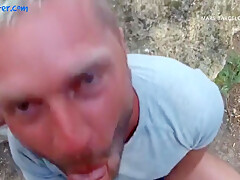 Public Cruising Adventures Close To Barcelona Huge Dick And Cum Lube From Another