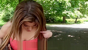 Public Pickedup Euro Sucking Cock In The Park