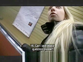 PublicAgent Pale Skinny Mina stretches her pussy to take my big cock