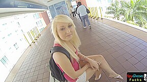 Pulled pov babe bent over and fucked