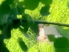 Pussy eating in public park