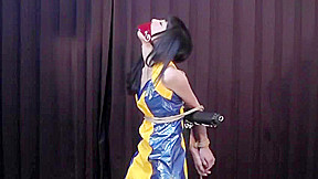 Race Queen Bound and Gagged
