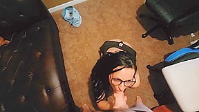 Real Amateur Sucking Husband's Best Friend