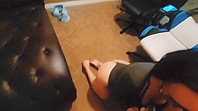 Real Amateur Sucking Husband's Best Friend