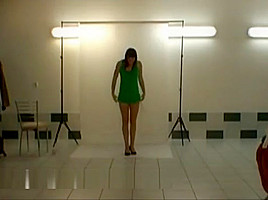 Real czech amateur chick behind the scene